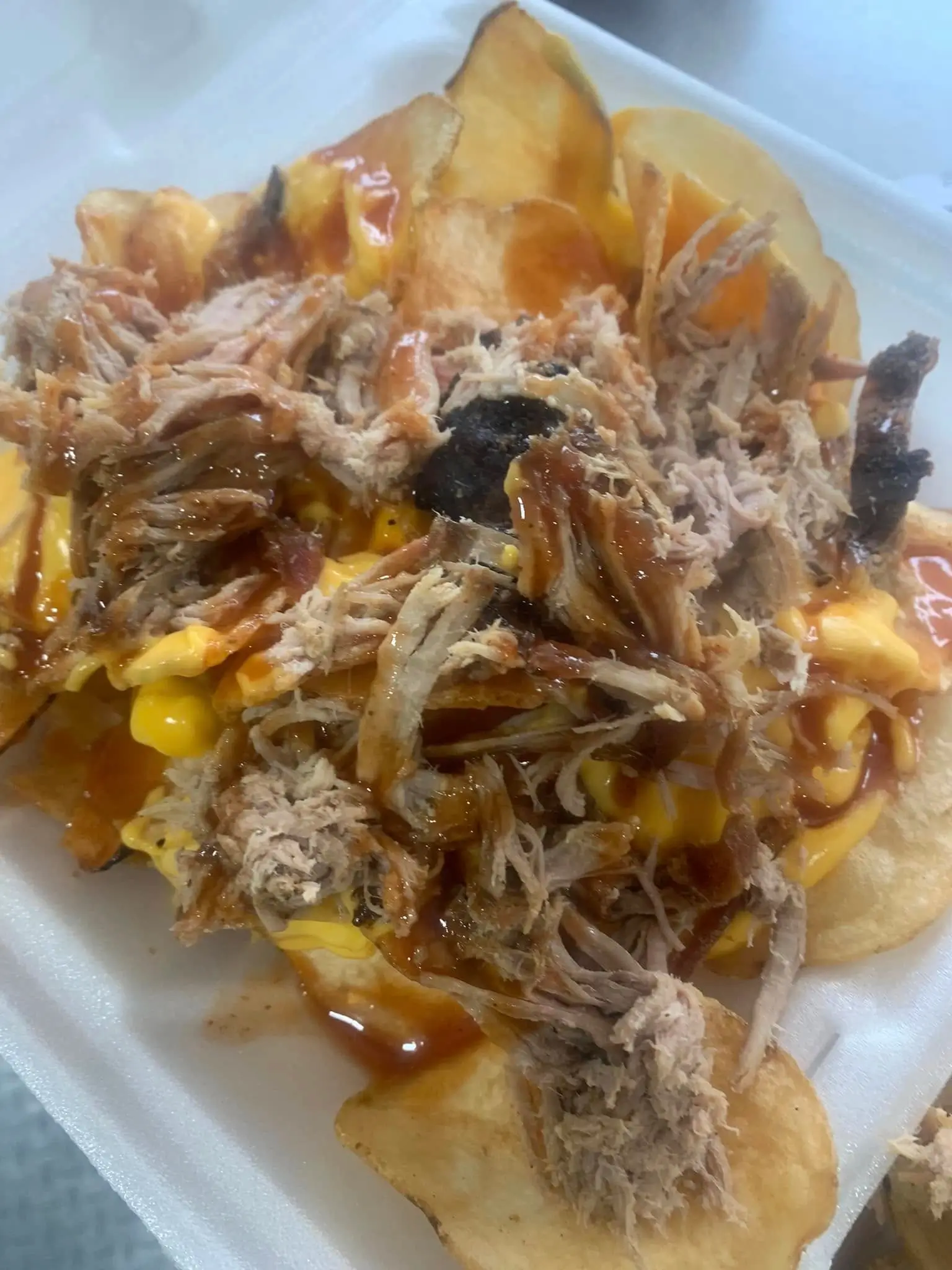 Smoked meats and sides platter