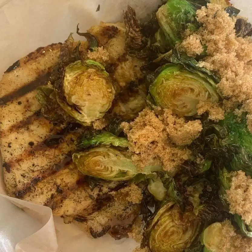 Carolina BBQ catering plate