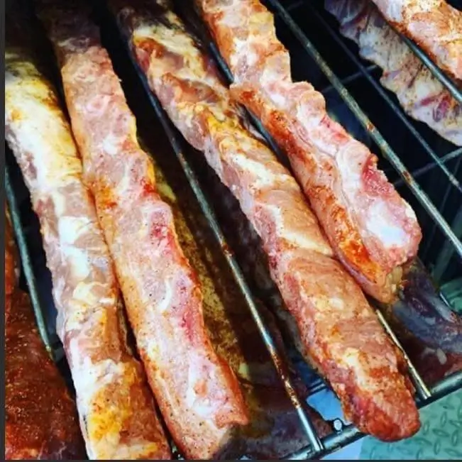 Award-winning smoked BBQ ribs